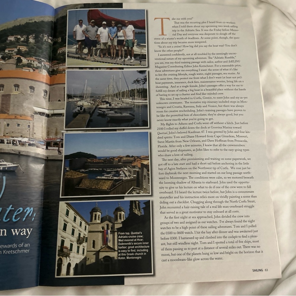 Sailing Magazine Cover - Blue Spinnaker Racing Photo - Picture 9 of 9